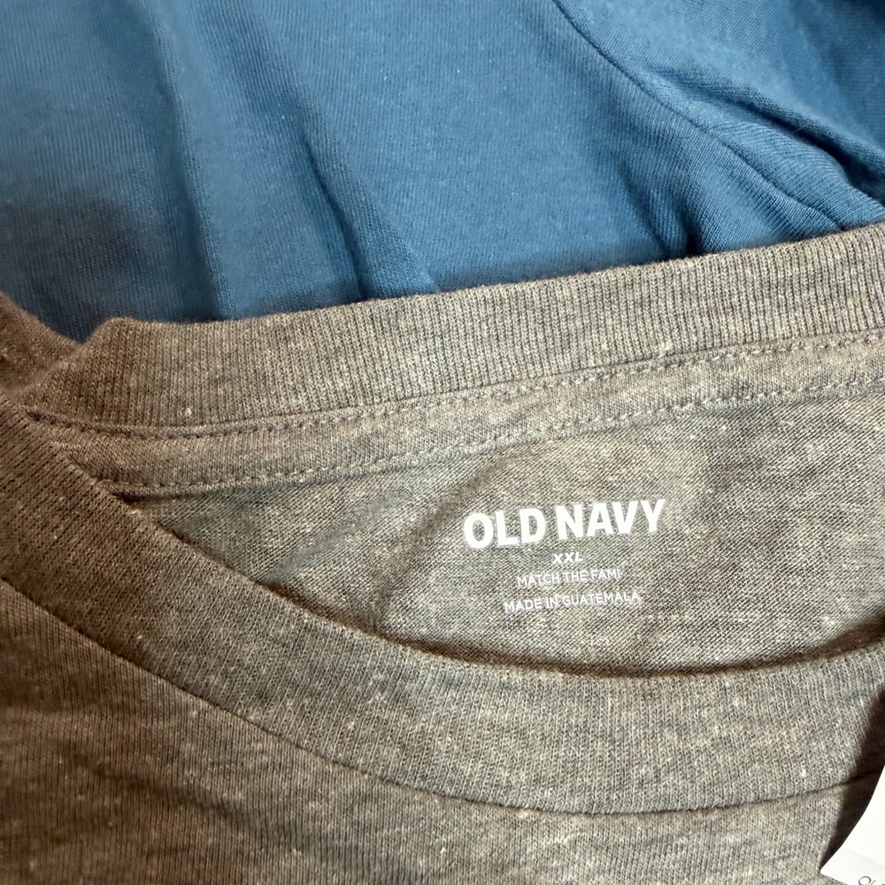 Old Navy Blue and Gray Women’s Size XXL T Shirt Bundle NWT - Picture 5 of 14